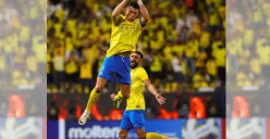 Ronaldo pencetak gol terbanyak di liga sepanjang sejarah sepak bola dunia dengan 527 gol. (Sumber : Instagram/alnassr)