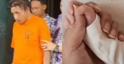 Kondisi Bayi 4 Bulan yang Diculik dan Dicabuli Tukang Pijit (Sumber : Kolase foto instagram @folkshitt dan Freepik)