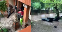 Viral Momen Hotel Bintang 3 di Malang Banjir Bandang Diduga Gegara Tanggul Jebol, Warganet: Iki Hotel Opo Arung Jeram?