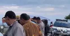 Lokasi kecelakaan mobil Honda Mobilio di Jalan Cepogo-Selo Boyolali pada Minggu 26 November 2023 subuh, mobil masuk ke jurang sedalam 50 meter. (Sumber : Instagram @portalsemarang)