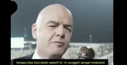 Cek Fakta! Presiden FIFA Murka JIS Banjir sampai Juluki Indonesia Tak Pantas Jadi Tuan Rumah Piala Dunia