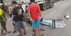 Kecelakaan Depan Pasar Mangkang, 1 Pengendara Tewas Terlindas Truk (Sumber : instagram.com/infotugusemarang)