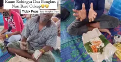 Malah Ngelunjak, Begini Respons Pengungsi Rohingya saat Dikasih Porsi Nasi Melimpah (Sumber : Twitter/@kontenberfaedah)