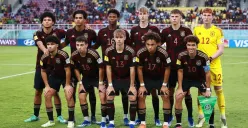 Jerman melangkah ke Final Piala Dunia U-17 2023 usai menang adu penalti dengan Argentina. Skor Jerman 3 (4) - 3 (2) Argentina. (Sumber : Instagram/dfb_junioren)