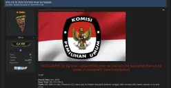 Situs KPU Kebobolan Jelang Pemilu 2024, Ratusan Juta Data Warga Indonesia Dijual di Forum Hacker (Sumber : x.com/@secgron)