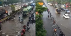 Kondisi Terkini Banjir di Jalan RSI Sultan Agung dan Sekitarnya , Warga Diharap Berhati-hati