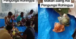 Menu Makan Siang Ala Pengungsi Rohingya yang Sempat Dikeluhkan, Warganet: Pantes Ditolak Banyak Negara...