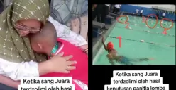 Bocah Harusnya Juara 2 Lomba Renang Popkab Sleman DIY Tapi Tetiba Dibatalkan, Publik Endus Kejanggalan Ini (Sumber : Twitter/@merapi_uncover)