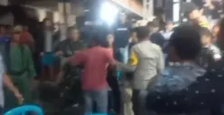 Koptu Suyoko, anggota Babinsa, kena keroyok massa yang merupakan tamu acara pernikahan di Purwodadi, Grobogan, Sabtu 2 Desember 2023. (Sumber : Instagram @portalsemarang)