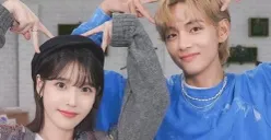 Dikonfirmasi, V BTS bakal jadi bintang video klip untuk lagu terbaru IU yang masihg belum dipastikan kapan akan rilis namun disebutkan V sudah melakukan proses syuting. (Sumber : IUs Palette)