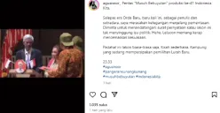 Agus Noor dan Butet Kartaredjasa menyoal intervensi kepolisian dalam pementasan Musuh Bebuyutan di TIM. (Sumber : Instagram/agusnoor_)