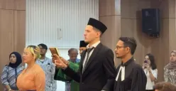 Justin Hubner jalani sumpah sebagai WNI hari ini (Sumber : YouTube/PSSI)