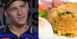 Pembalap MotoGP Fabio Quartararo Protes Nasi Goreng Diklaim Makanan Asal Malaysia (Sumber : instagram @sedangrame)
