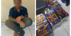 Pencuri AKI Truk Mixer Sembunyi di Gorong-Gorong, Polres Semarang Ringkus Pelaku Kurang dari 3 Jam Sejak Pelaporan