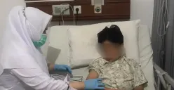 Napoleon siswa SD di Kota Sukabumi yang masih berusia 9 tahun, dibully selama 15 bulan oleh teman, pihak sekolah dan orangtua siswa. (Sumber : Facebook Dudy Syahprialdi)