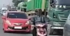 Viral Video Pemotor di Sayung Demak Acungkan Jari Tengah ke Ambulans yang Jalan Lawan Arah