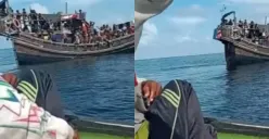 Beredar Video Nelayan Halangi Pengungsi Rohingya di Laut Lepas, Publik Pertanyakan Keberadaan TNI AL (Sumber : Instagram/@folkshitt)