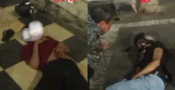 Kecelakaan Tunggal di Depan Kantor BPJS Jatingaleh, Kedua Korban Kepergok Bawa Sajam