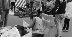 kecelakaan di perempatan Milo satu pengendara meninggal dunia (Sumber : instagram @kabarberitasemarang)