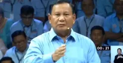 Prabowo tanggapi pertanyaan Anies Baswedan soal Putusan MK yang mengandung masalah etik. (Sumber : YouTube/KPU RI)
