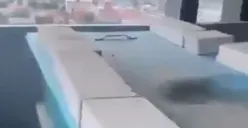 Bak air yang diduga jadi tempat penemuan 2 mayat yang dibantah mahasiswa Unpri Medan, Selasa 12 Desember 2023. (Sumber : Instagram @urbanmedan)