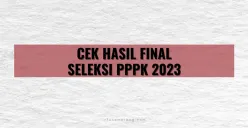 Hasil akhir atau hasil final Seleksi Kompetensi PPPK 2023 mulai diumumkan sejumlah instansi, Jumat 15 Desember 2023. (Sumber : InfoSemarang.com)