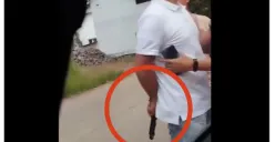 Viral Oknum Polisi Todong Pria Pakai Sajam Usai Sang Anak Tabrak Pengendara Lain, Publik: Udah Salah, Ngegas! (Sumber : Twitter/@folkshitttmedia)