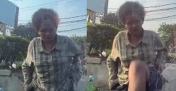 Perempuan ODGJ Ngamuk saat Ngemis di Bangjo Krapyak, Pukul Kaca hingga Tendang Pintu Mobil