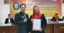 Wali Kota Semarang, Mbak Ita Sukses Raih Gelar Doktor dari Undip dengan IPK 4.00 Summa Cumlaude