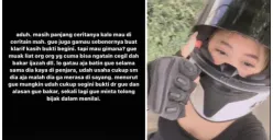 Siswi kelas satu SMA, Rebecca memberikan klarifikasi alasan dia membakar ijazah mantan kekasihnya. (Sumber : Instagram/rebeccadimarii)