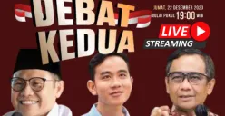 GRATIS! Ini 5 Link Live Streaming Debat Cawapres Hari Ini 22 Desember 2023, Siaran Langsung Pukul 19.00 WIB