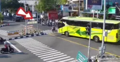 Kronologi Emak-emak Bermotor Dihantam Bus Tami Jaya Terobos Bangjo Playen Gunungkidul