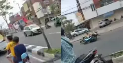 Bocah Bonceng Tiga Naik Sepeda Listrik Kecelakaan di Jalan Kelinci Sesaat Setelah Ditegur