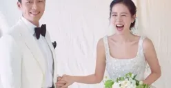 pasangan selebriti yang berhasil dibongkar Dispatch, salah satunya Hyun Bin dan Son Ye Jin (Sumber : Koreaboo)