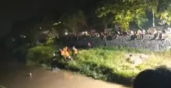 anak hanyut di Kalibabon akhirnya ditemukan (Sumber : instagram @infokejadian_genuk)