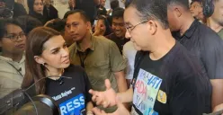 Najwa Shihab saat hadir di Desak Anies Yogyakarta, Selasa 23 Januari 2024. (Sumber: @matanajwa - InfoSemarang.com)