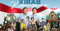 Kampanye akbar dan kirab kebangsaan Prabowo-Gibran di Semarang, Minggu 28 Januari 2024. (Sumber: X - InfoSemarang.com)