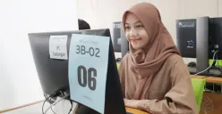 Pelaksanaan UTBK di Unnes. (Sumber:  | Foto: Sakti Setiawan)