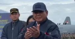 Prabowo berpose silat saat ditanya soal sakitnya (Sumber: Instagram @bahrunjanah | Foto: Instagram @bahrunjanah)