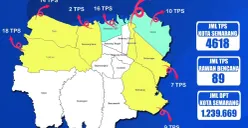 Pemilu 2024: Info TPS Rawan Bencana Banjir dan Banjir Rob di Kota Semarang