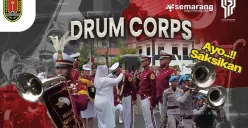 Drum Corps Pelopor Cendrawasih Akpol, Minggu 25 Februari 2024 pagi. (Sumber: Pemkot Semarang - InfoSemarang.com)