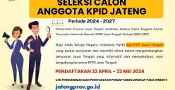 Pendaftaran Calon Anggota KPID Jateng Dibuka, Ini link dan Syaratnya