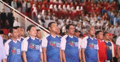 Pj Gubernur Jawa Tengah, Nana Sudjana saat membuka Popda Jateng 2024. (Sumber: | Foto: dok )