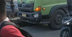 Kecelakaan Truk di Tambak Aji, 1 Motor Ringsek