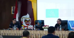Rapat Koordinasi (rakor) Pelaksanaan Debat Terbuka Paslon Cagub dan Cawagub di Gedung KPU Provinsi Jateng. (Sumber: | Foto: Sakti)