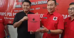 Ade Bhakti Camat Viral Ambil Formulir Pilwakot Semarang di PDIP,  Incar Kursi Wakil Wali Kota