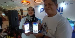 PELNI mobile diperkenalkan kepada penumpang kapal di Pelabuhan Tanjung Emas Semarang, Minggu 15 Desember 2024. (Sumber: | Foto: Sakti)