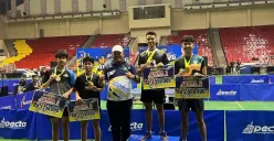 Juara Specta Jateng Pingpong 2024 U-18 yang digelar di GOR Jatidiri, Semarang, 16-19 Mei 2024. 