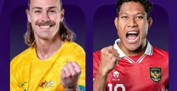 Babak 16 besar Piala Asia 2023: Australia vs Indonesia. (Sumber: @afcasiancup - InfoSemarang.com)