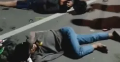 Diduga Ngebut, Dua Orang Pemuda Alami Kecelakaan Tunggal di Jalan Hasanudin